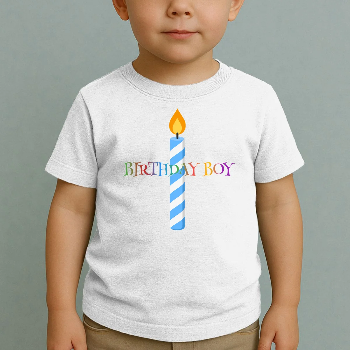 Custom Personalized Name Birthday Age Jersey Toddler T-Shirt - Front 1