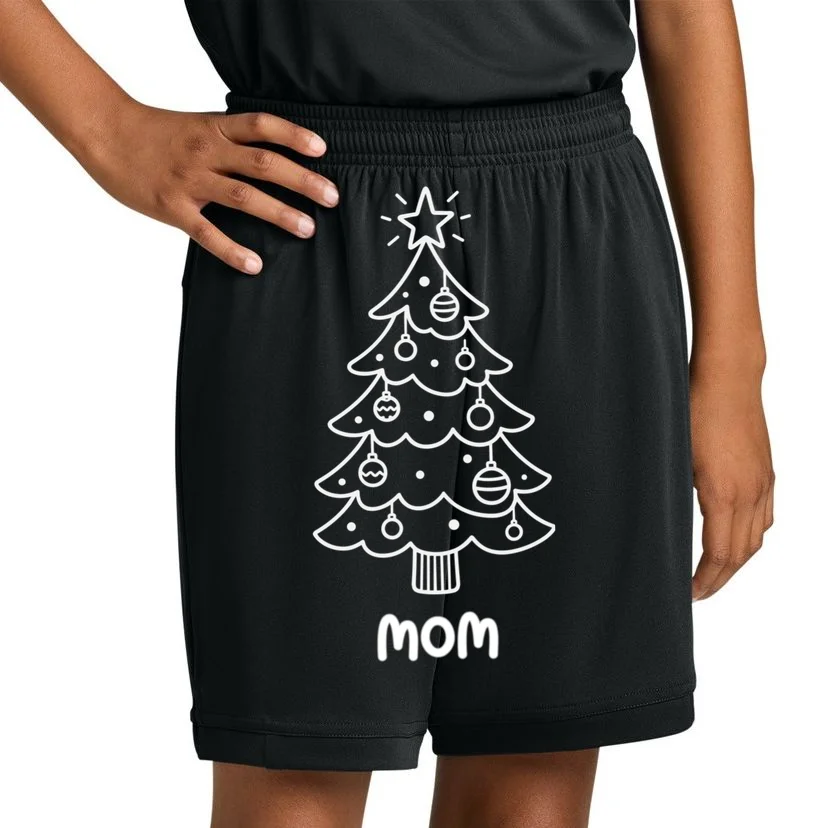 Christmas Family Matching Name Custom Gift - Minimalist Christmas Design Kids Shorts - Front 1