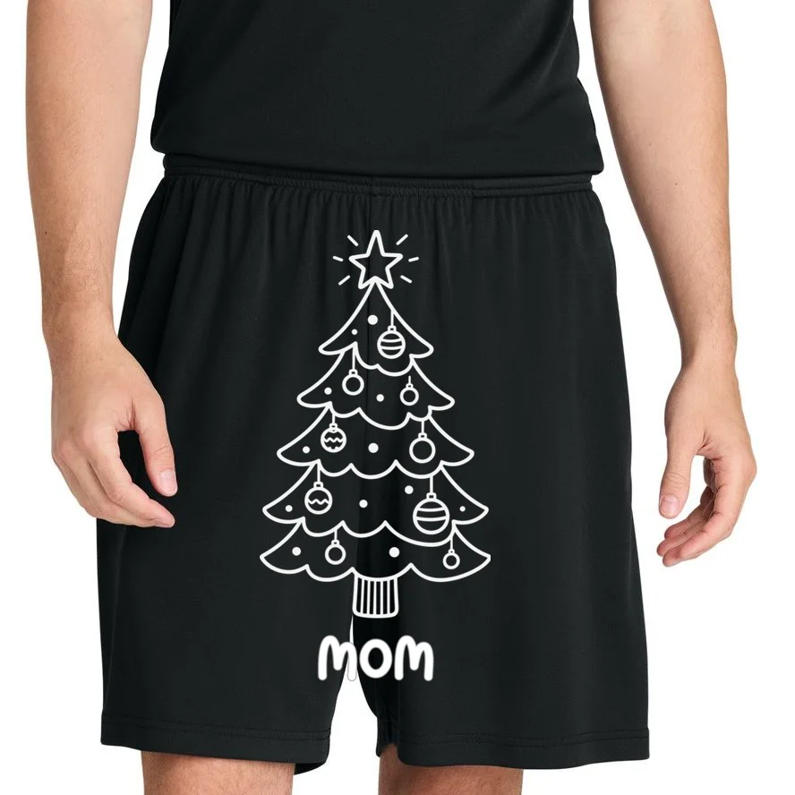 Christmas Family Matching Name Custom Gift - Minimalist Christmas Design Men's Shorts - Front 1