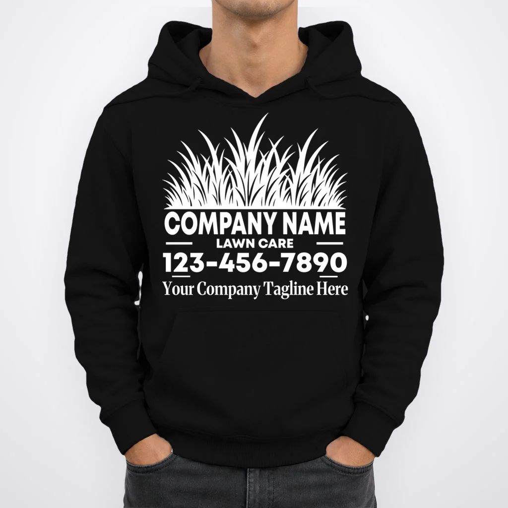 Custom Lawncare Personalized Hoodie - Front 1