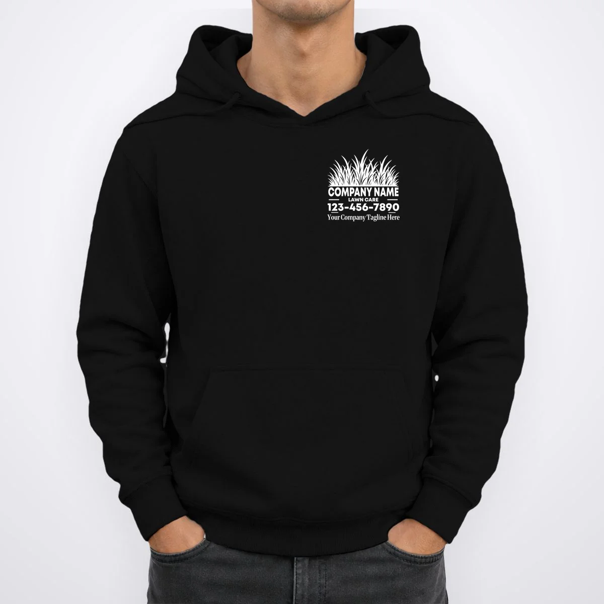 Custom Lawncare Personalized Hoodie - Front 1