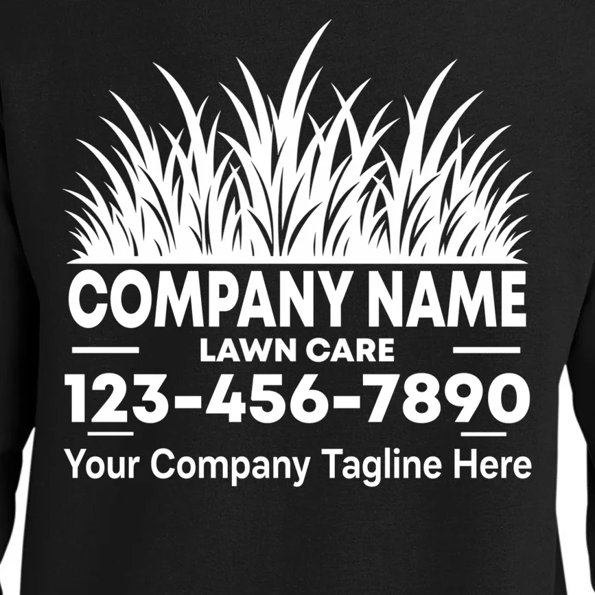 Custom Lawncare Personalized Men's Sweatshirt - Back - Close-up