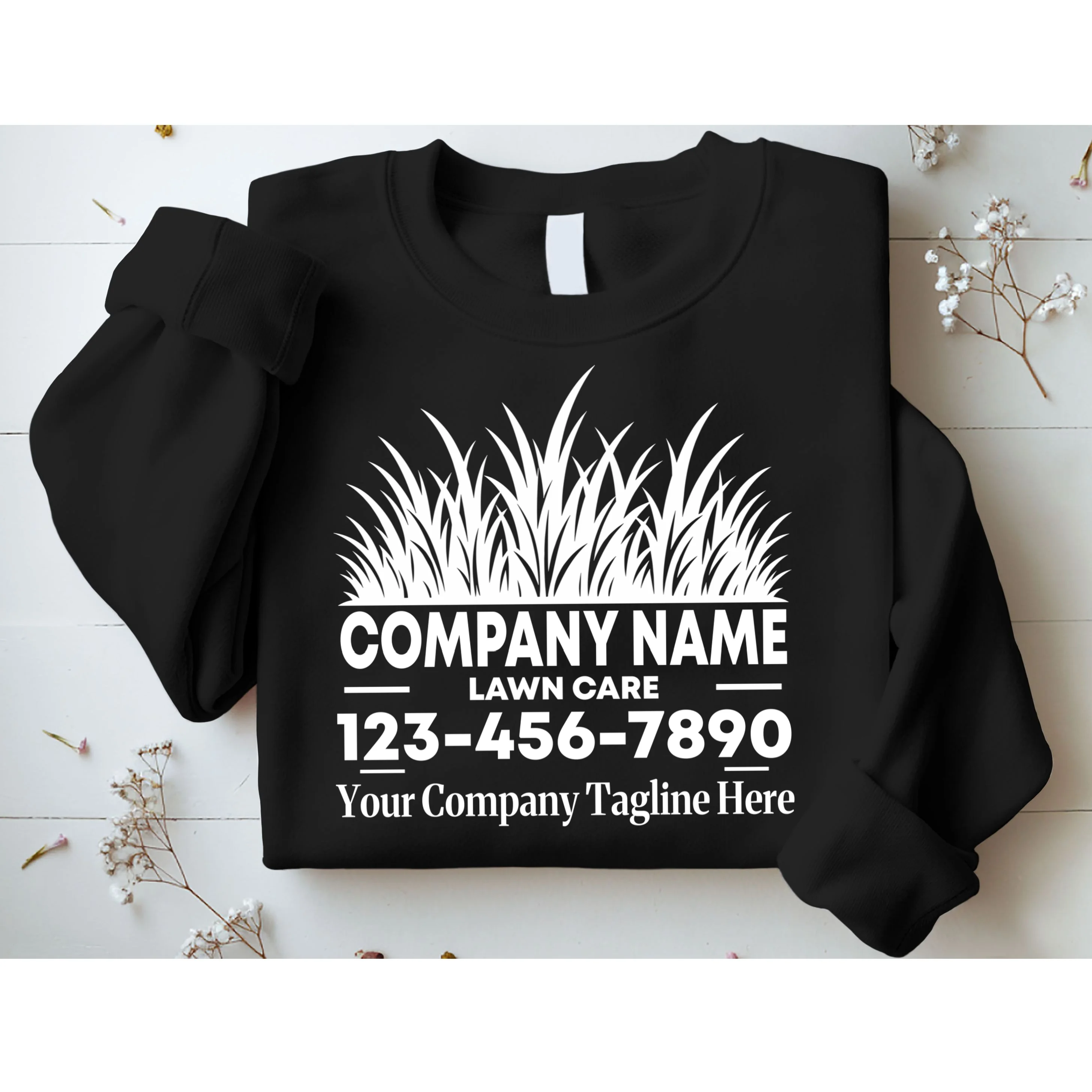 Custom Lawncare Personalized Sweatshirt - Front 1