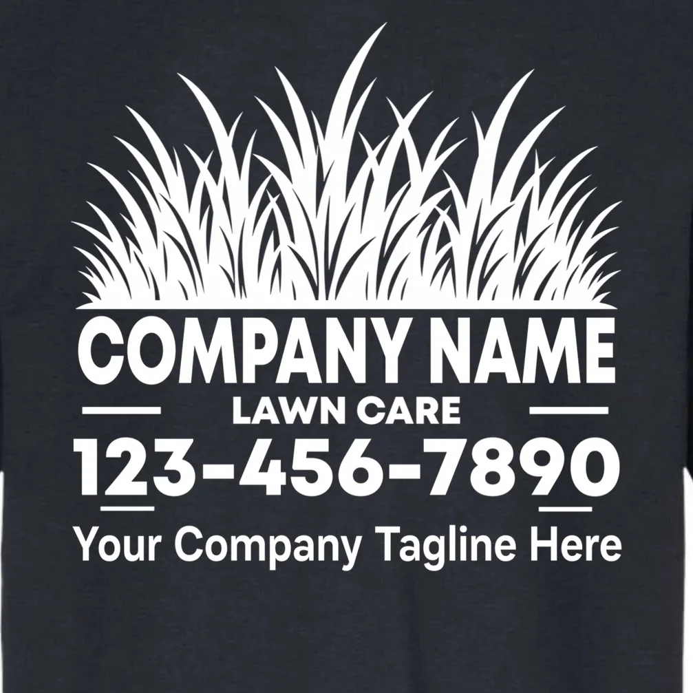 Custom Lawncare Personalized Men's Polo - Back - Close-up