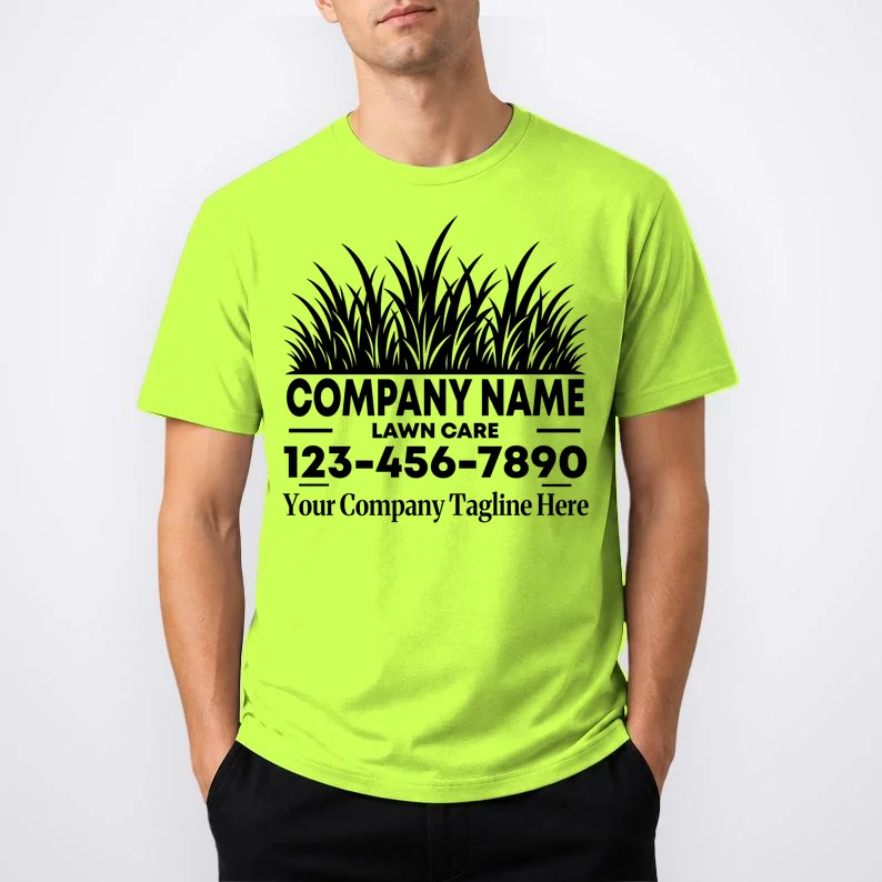 Custom Lawncare Personalized T-Shirt - Front 1