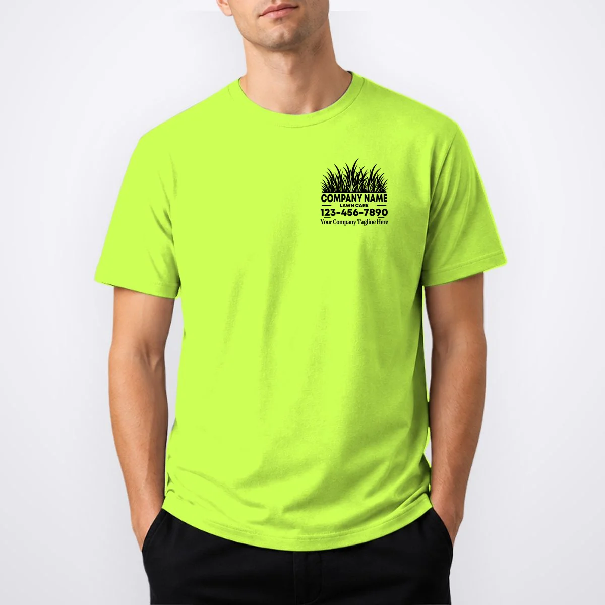 Custom Lawncare Personalized T-Shirt - Front 1