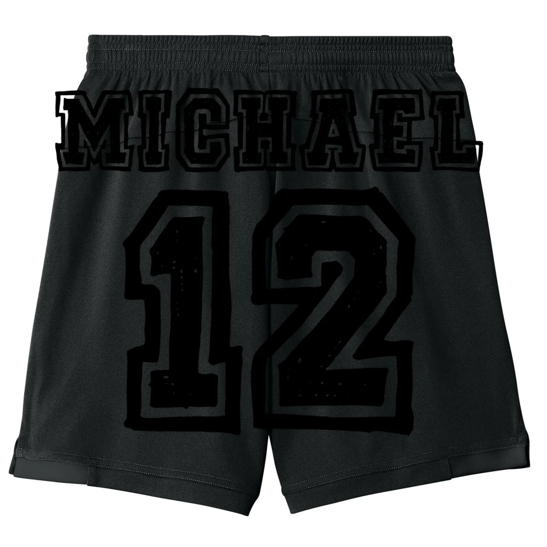 Cousin Squad Custom Name And Number Kids Shorts - Back