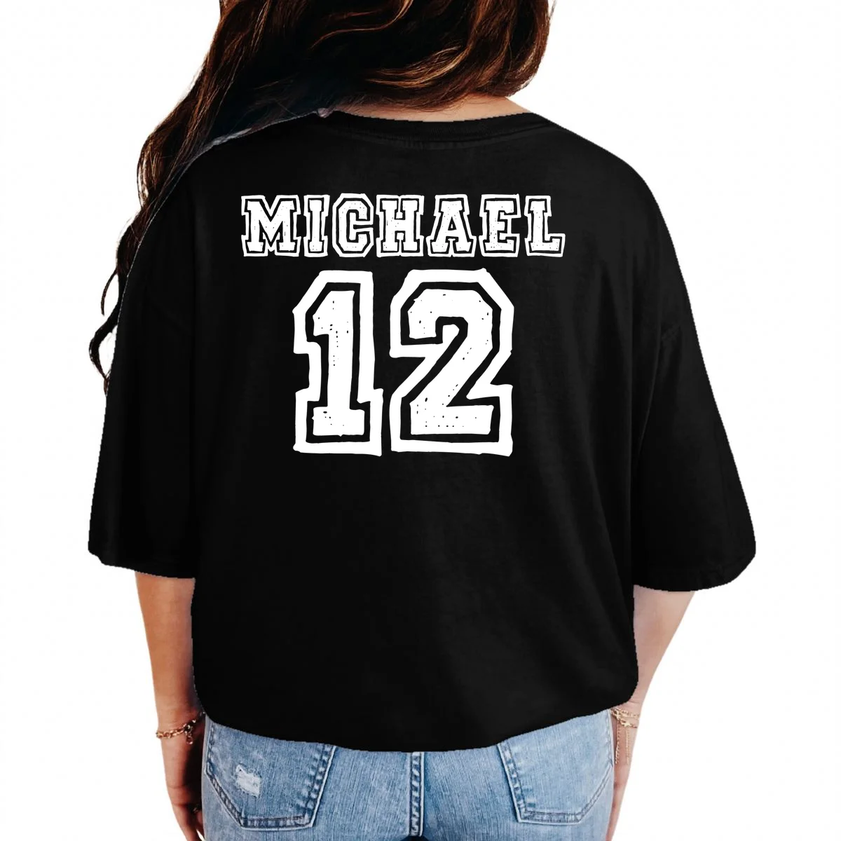 Cousin Squad Custom Name And Number T-Shirt - Back
