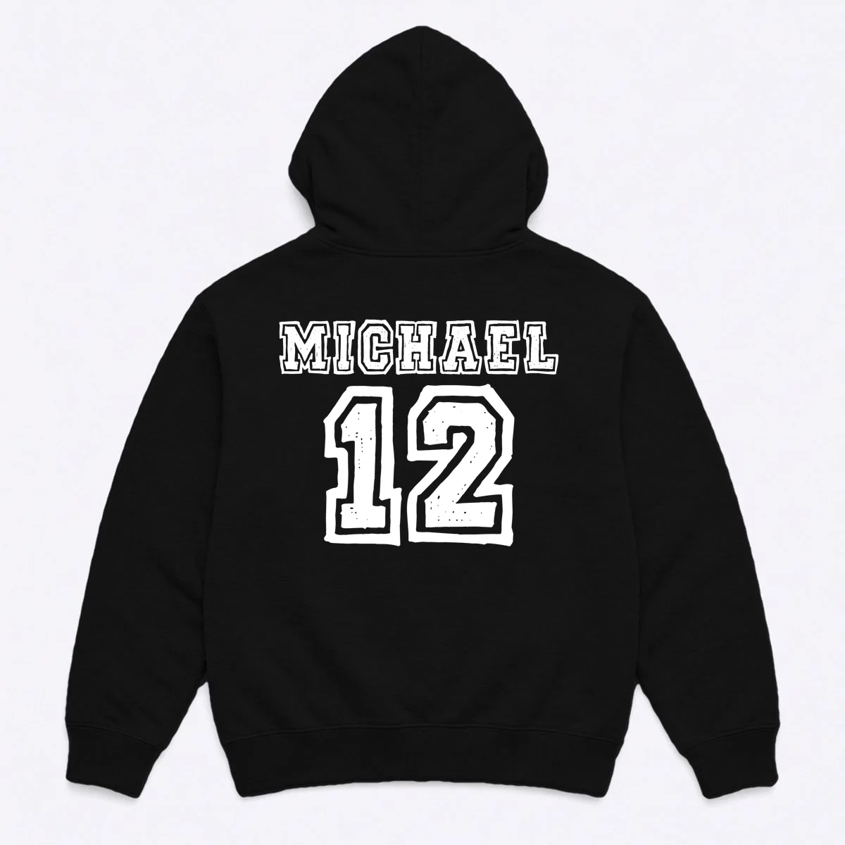 Cousin Squad Custom Name And Number Hoodie - Back