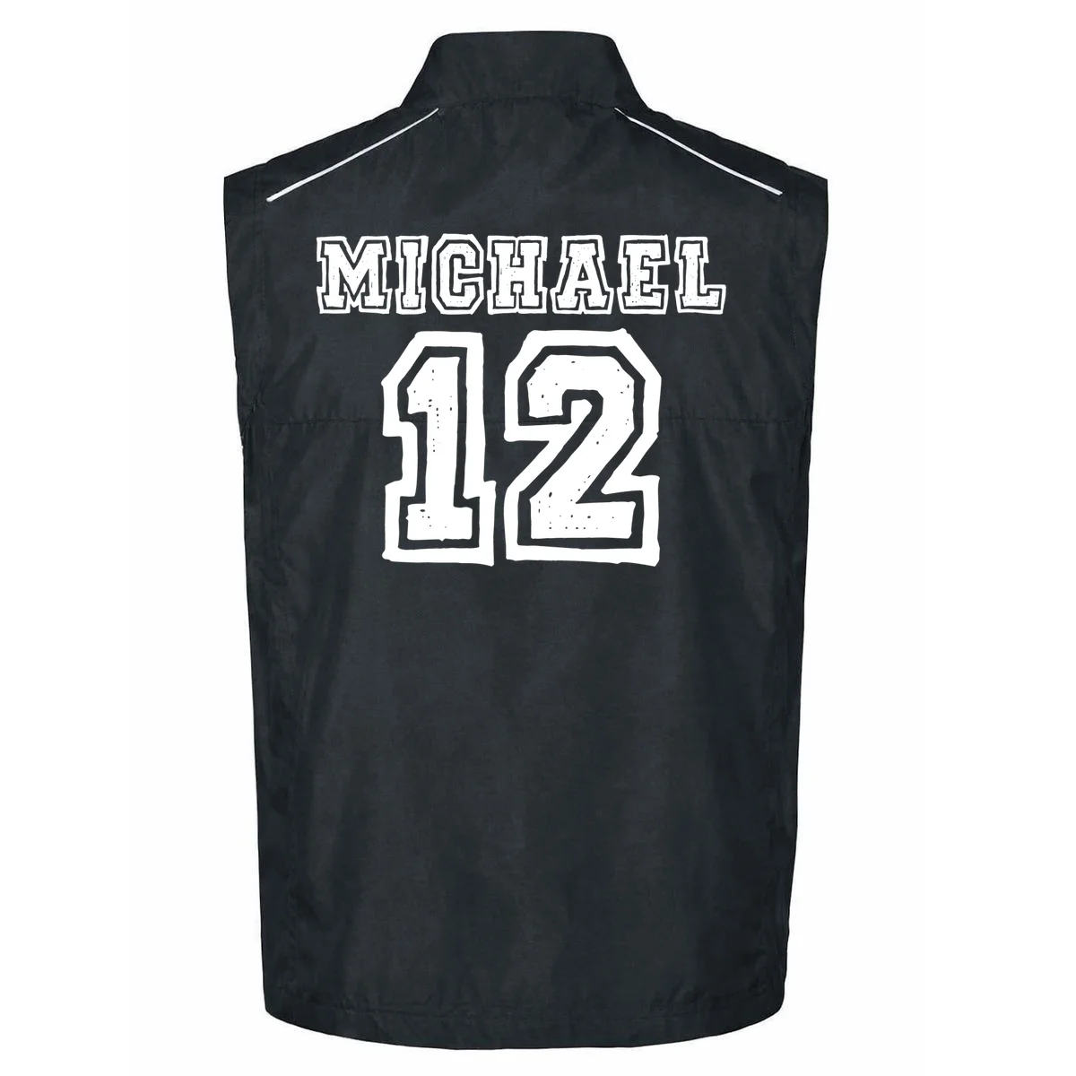 Cousin Squad Custom Name And Number Men's Vest - Back - Close-up