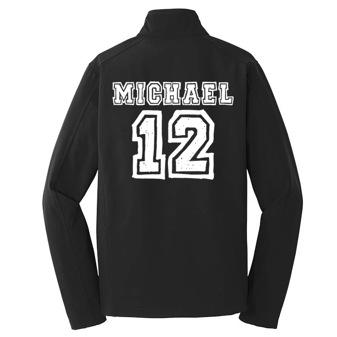 Cousin Squad Custom Name And Number Men's Soft Jacket - Back - Close-up