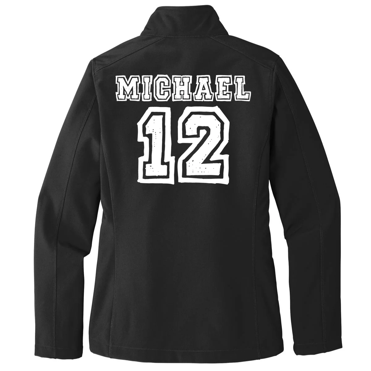 Cousin Squad Custom Name And Number Women's Soft Jacket - Back - Close-up