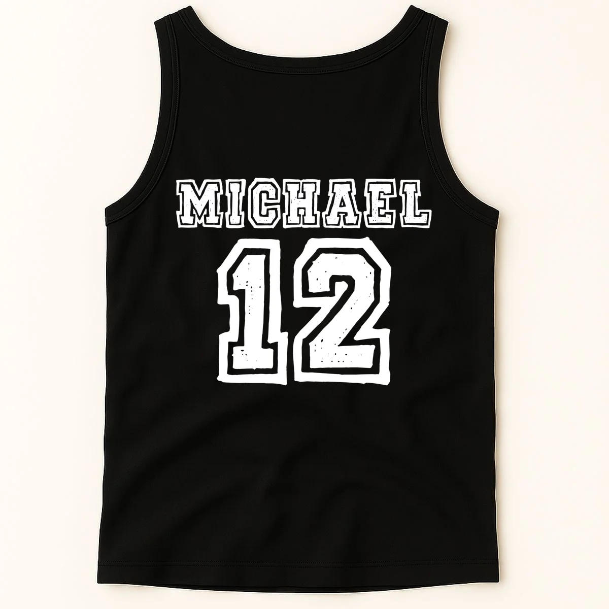 Cousin Squad Custom Name And Number Tank Top - Back 1