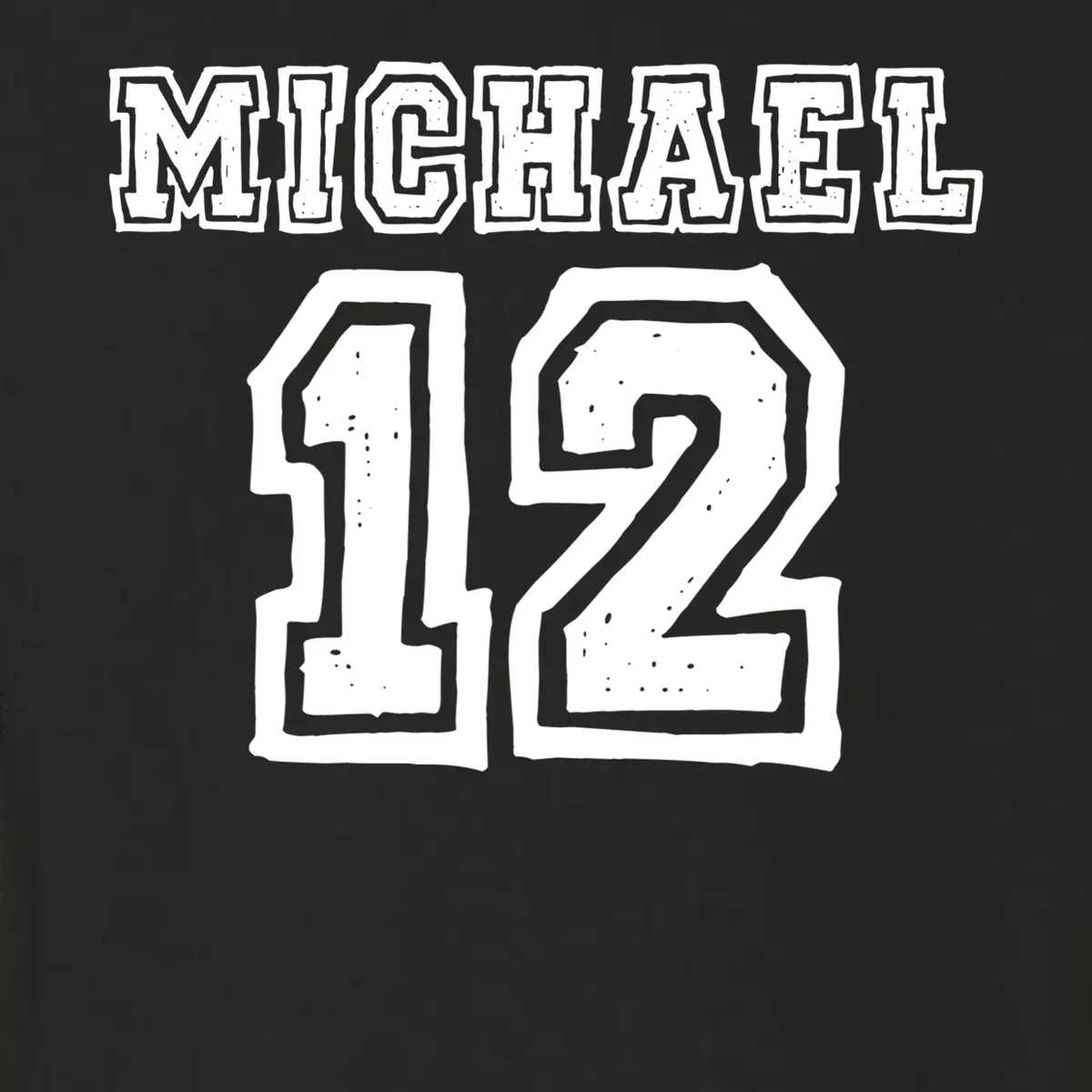 Cousin Squad Custom Name And Number Toddler Long Sleeve Shirt - Back - Close-up