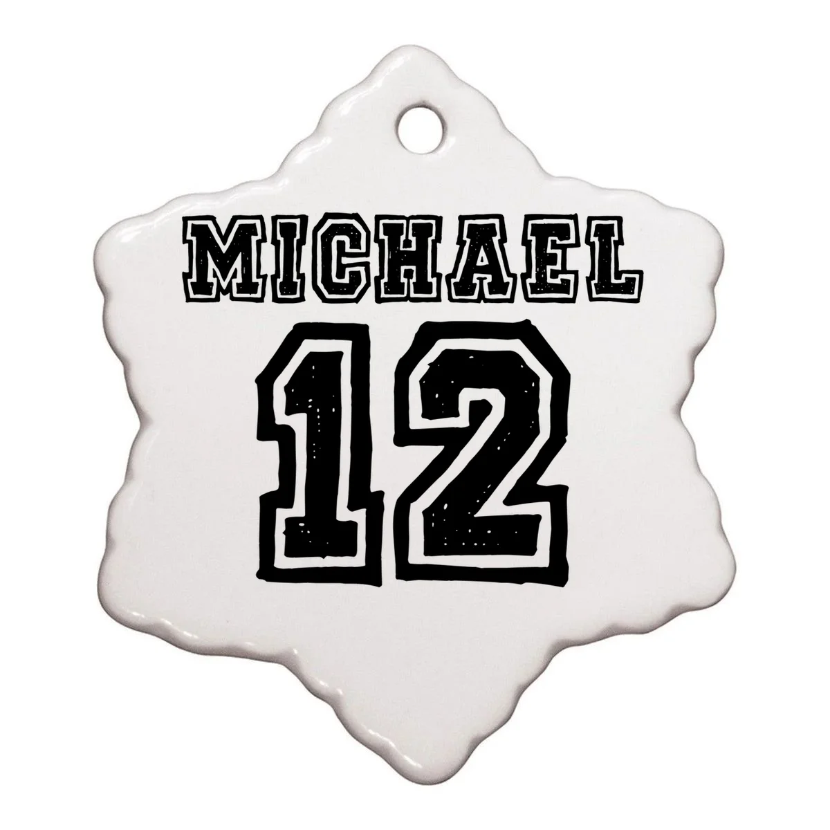 Cousin Squad Custom Name And Number Ornament - Back