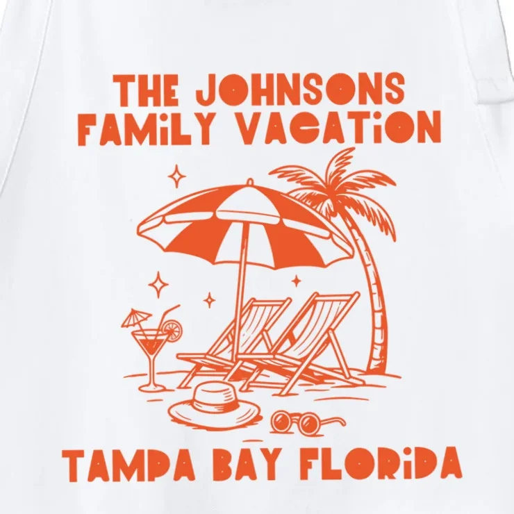 Custom Family Vacation Beach Vacation Apron - Front - Close-up