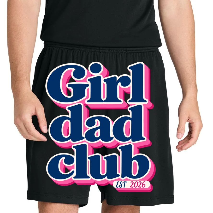 Girl Dad Club Customizable Year Gift for Dad Men's Shorts - Front 1