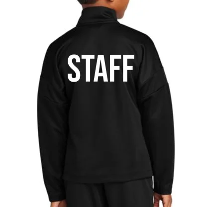 Custom Logo Custom Staff Shirts Kids Jacket - Back - Close-up