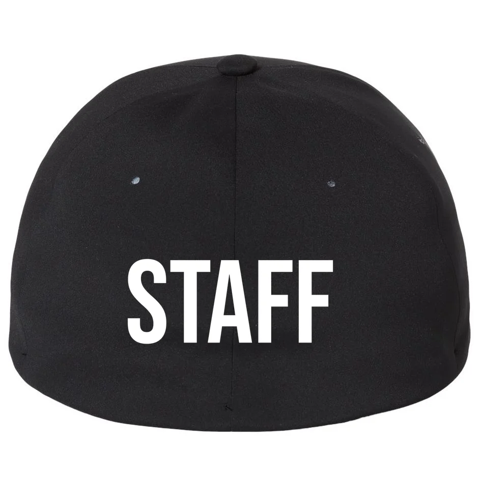 Custom Logo Custom Staff Shirts Flexfit Men's Snapback Hat - Back - Close-up