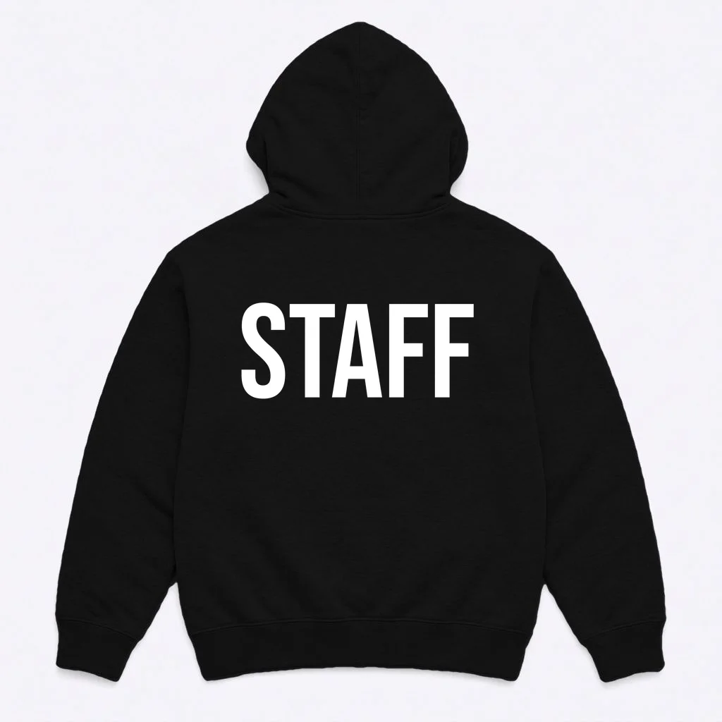 Custom Logo Custom Staff Shirts Hoodie - Back