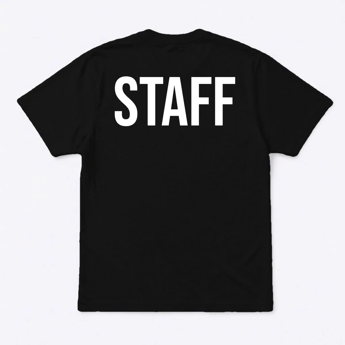 Custom Logo Custom Staff Shirts T-Shirt - Back
