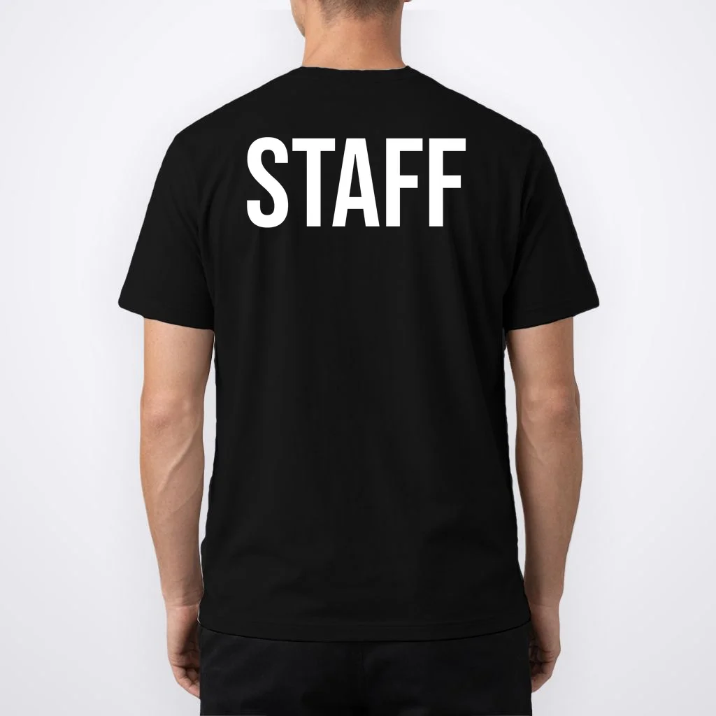 Custom Logo Custom Staff Shirts T-Shirt - Back 1