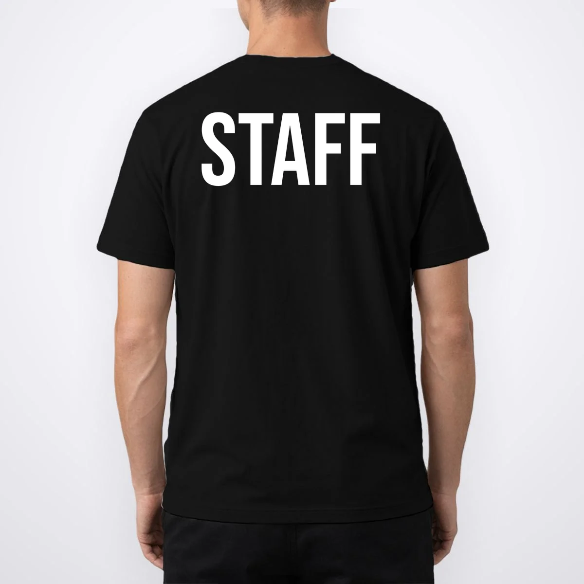 Custom Logo Custom Staff Shirts T-Shirt - Back 1
