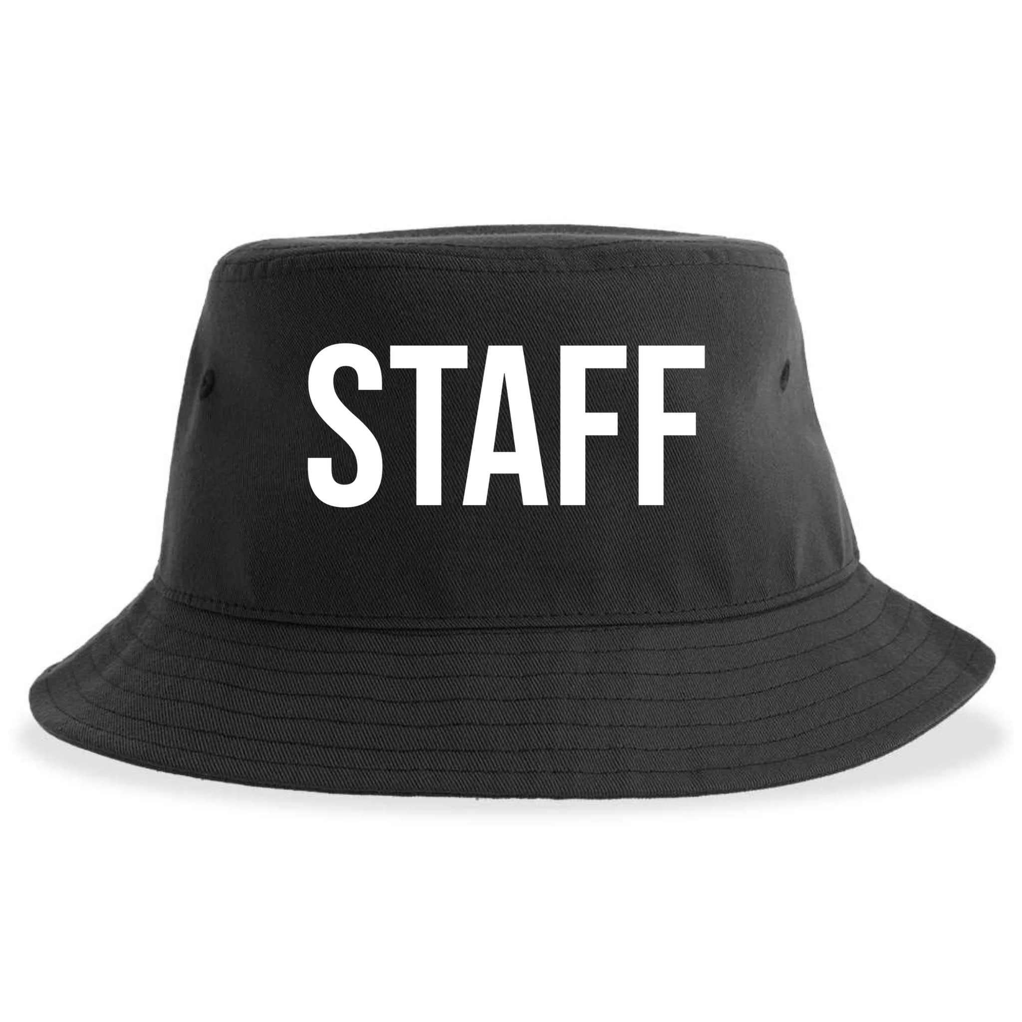 Custom Logo Custom Staff Shirts Bucket Hat - Back - Close-up