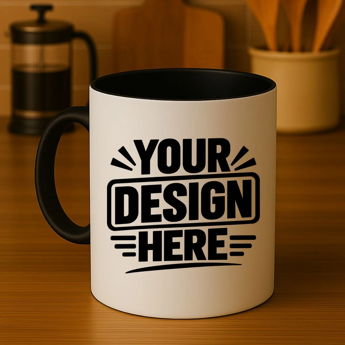 Custom Logo Custom Staff Shirts Coffee Mug - Front 3