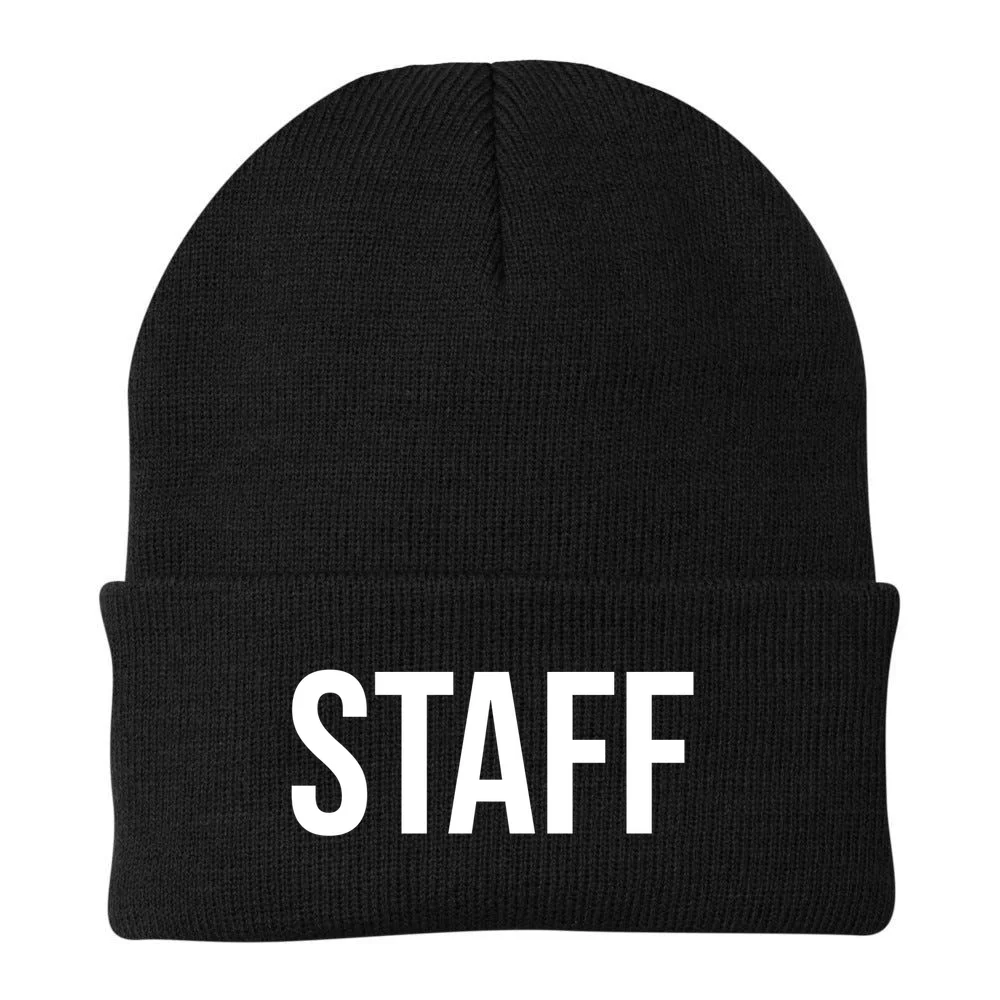 Custom Logo Custom Staff Shirts Beanie - Back