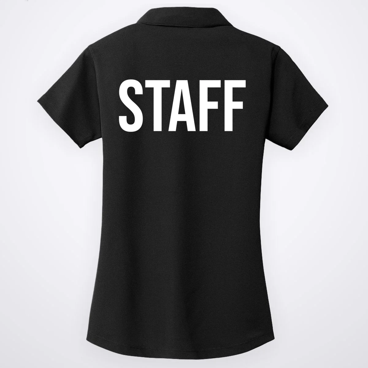 Custom Logo Custom Staff Shirts Women's Polo - Back
