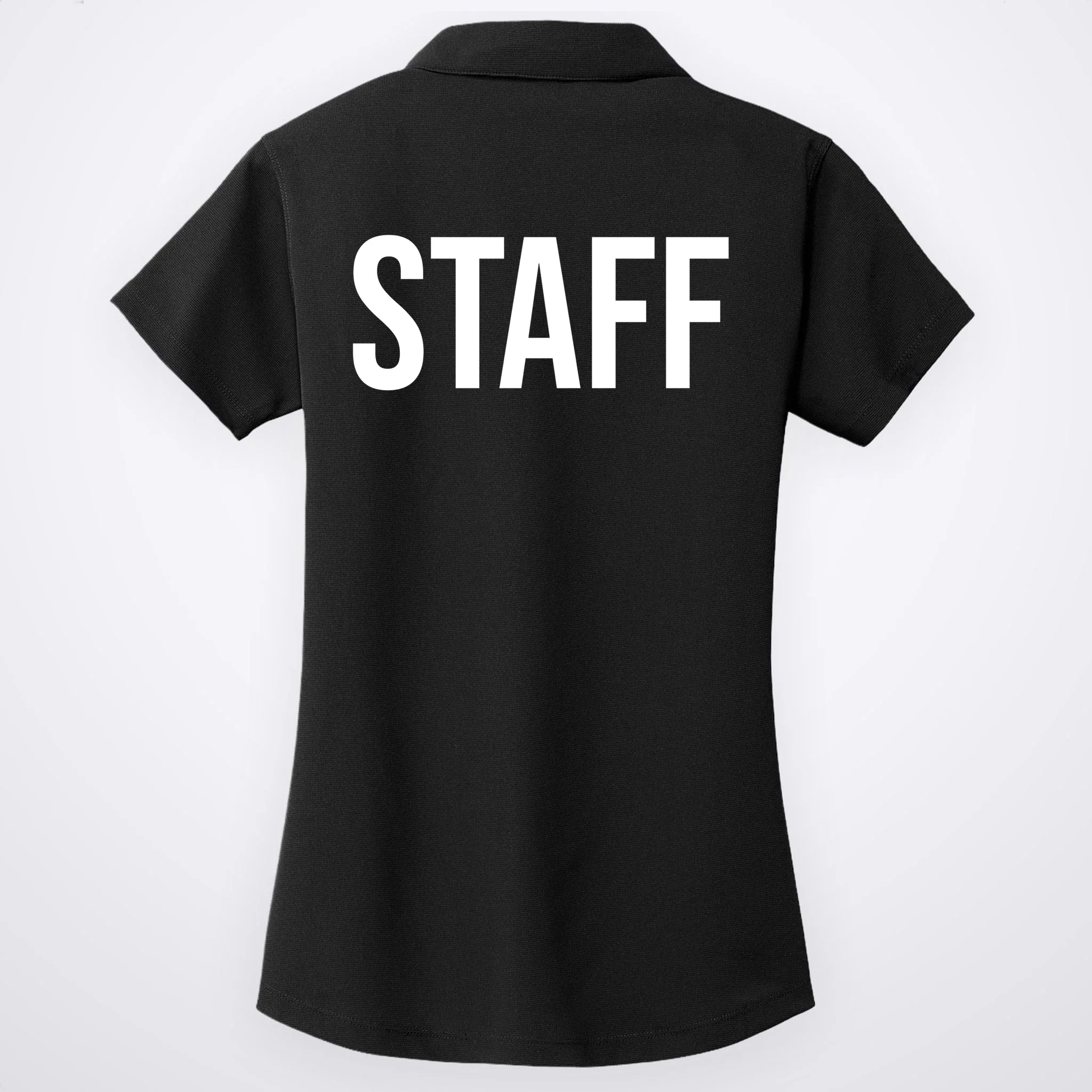 Custom Logo Custom Staff Shirts Women's Polo - Back