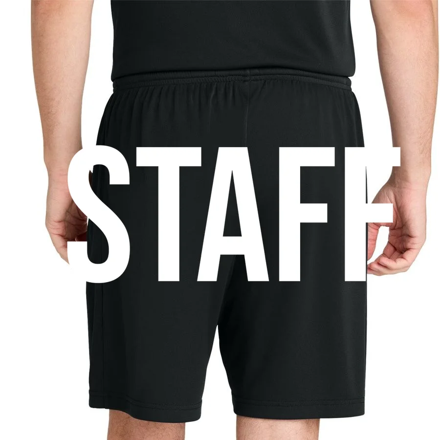 Custom Logo Custom Staff Shirts Men's Shorts - Back 1