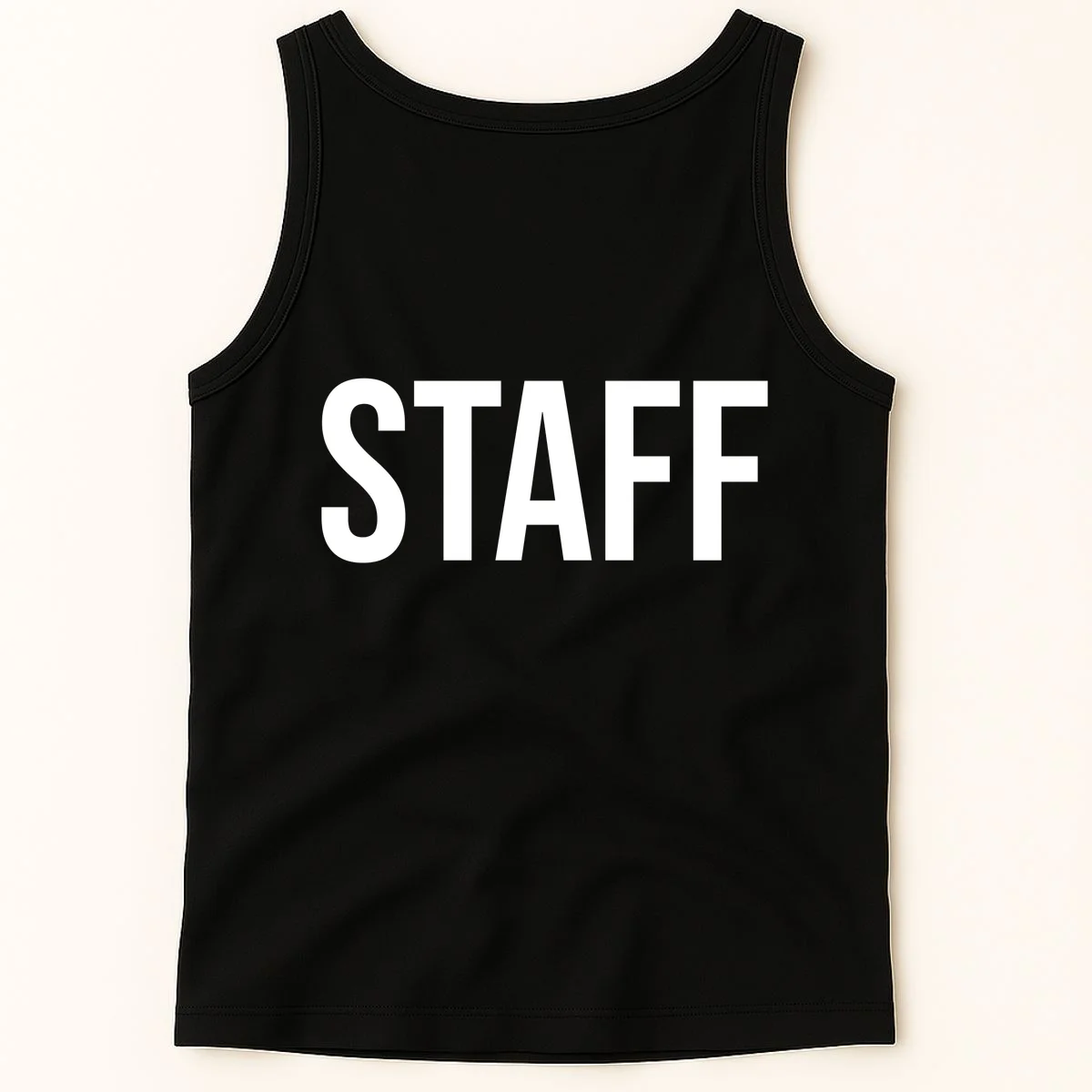 Custom Logo Custom Staff Shirts Tank Top - Back 1