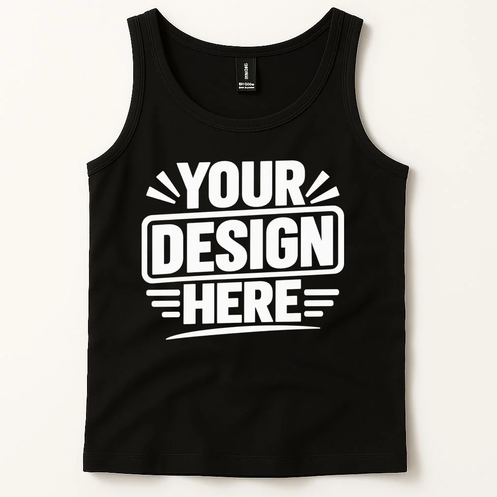 Custom Logo Custom Staff Shirts Tank Top - Front 1