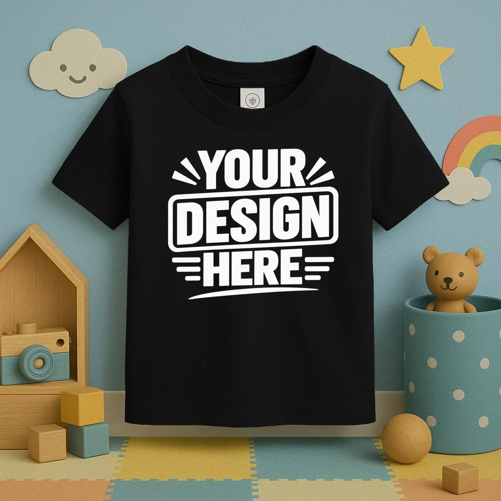 Custom Logo Custom Staff Shirts Toddler T-Shirt - Front 2