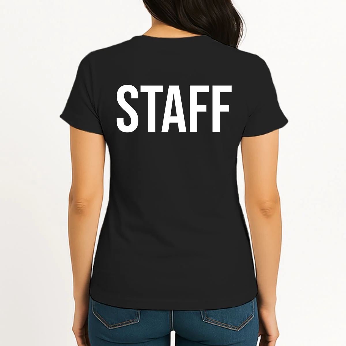 Custom Logo Custom Staff Shirts Women's T-Shirt - Back