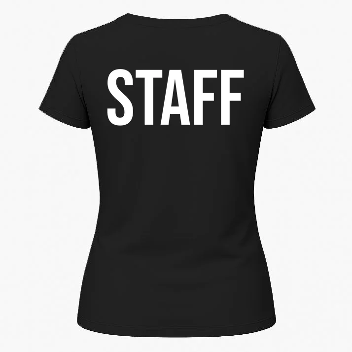 Custom Logo Custom Staff Shirts Women's T-Shirt - Back 1