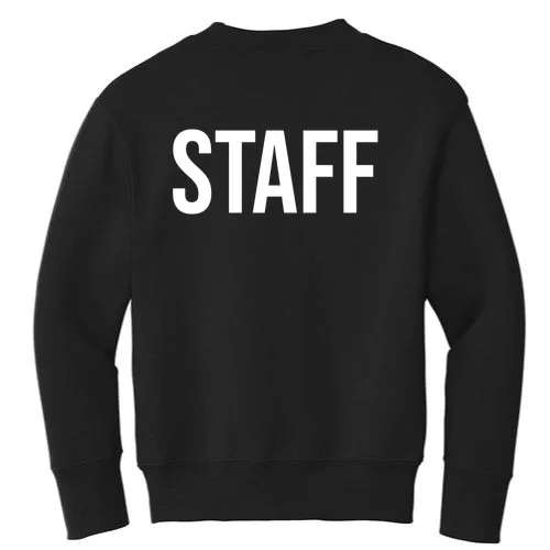 Custom Logo Custom Staff Shirts Kids Sweatshirt - Back