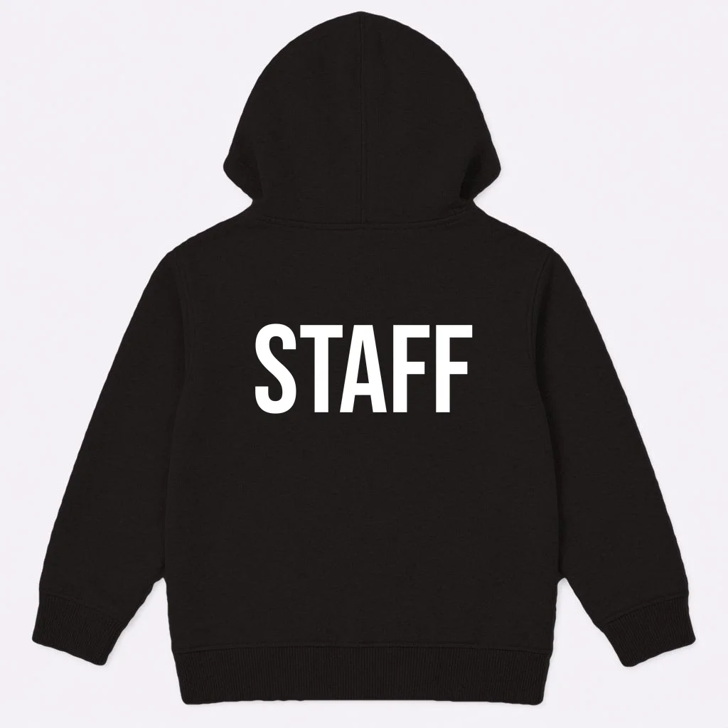 Custom Logo Custom Staff Shirts Kids Hoodie - Back