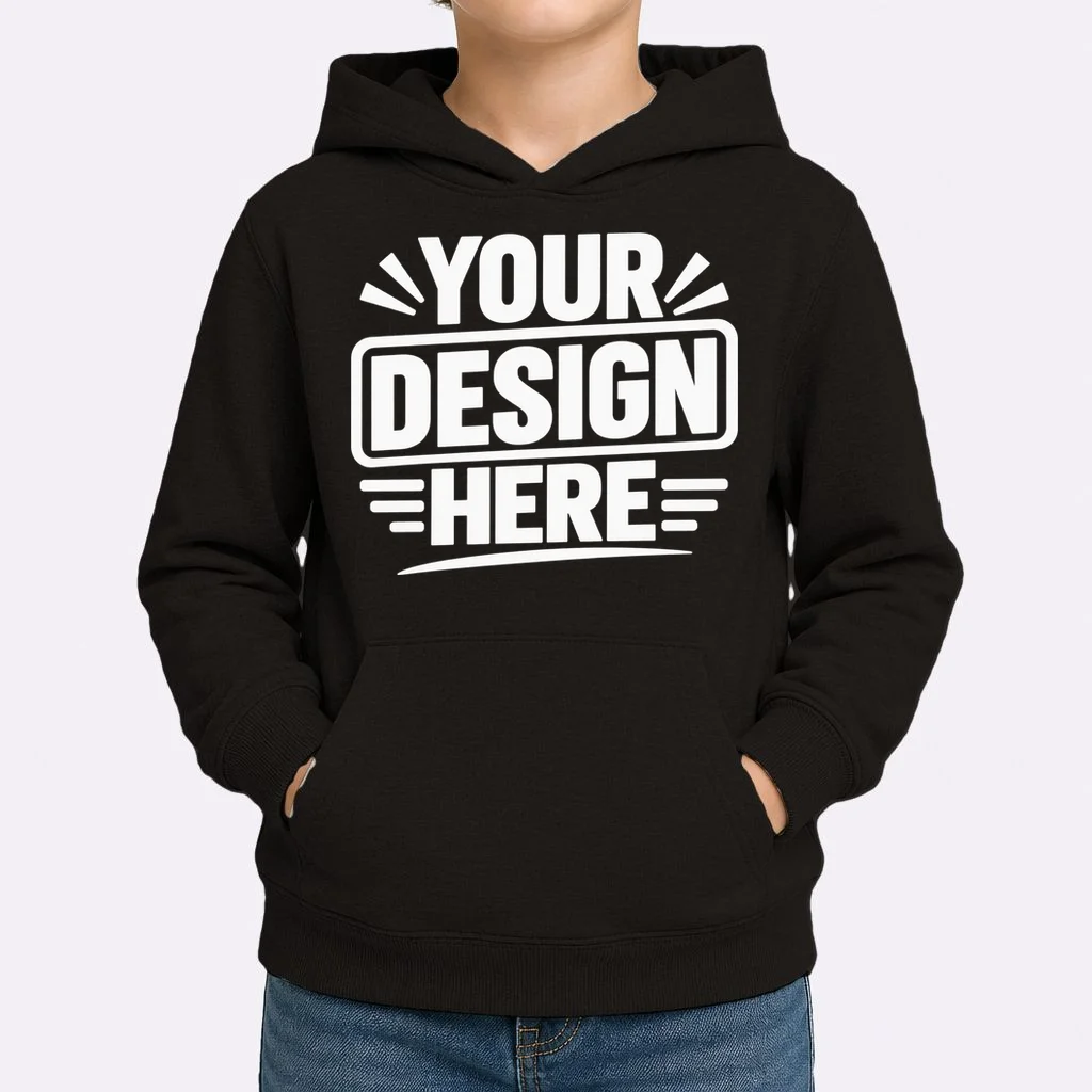 Custom Logo Custom Staff Shirts Kids Hoodie - Front 1