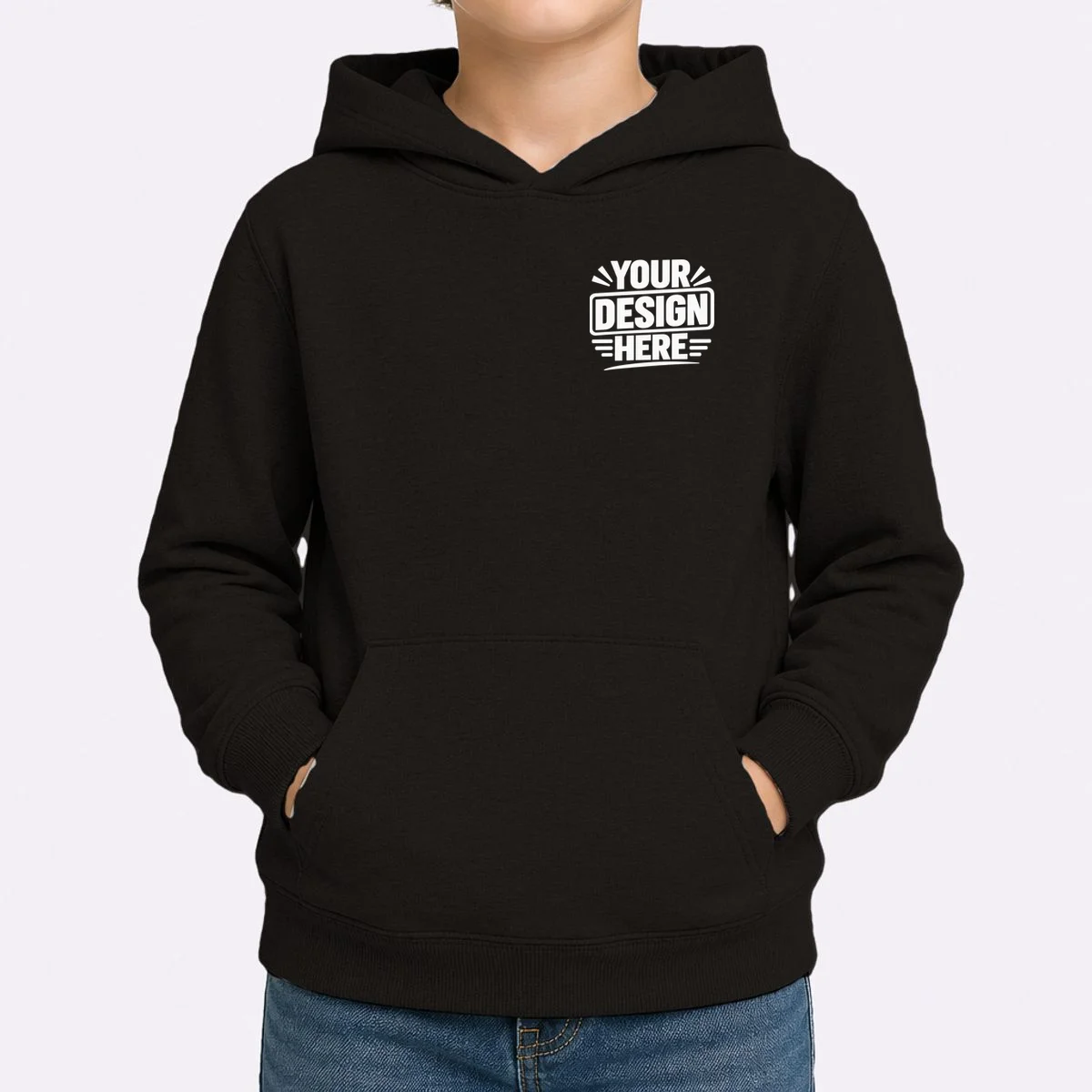 Custom Logo Custom Staff Shirts Kids Hoodie - Front 1