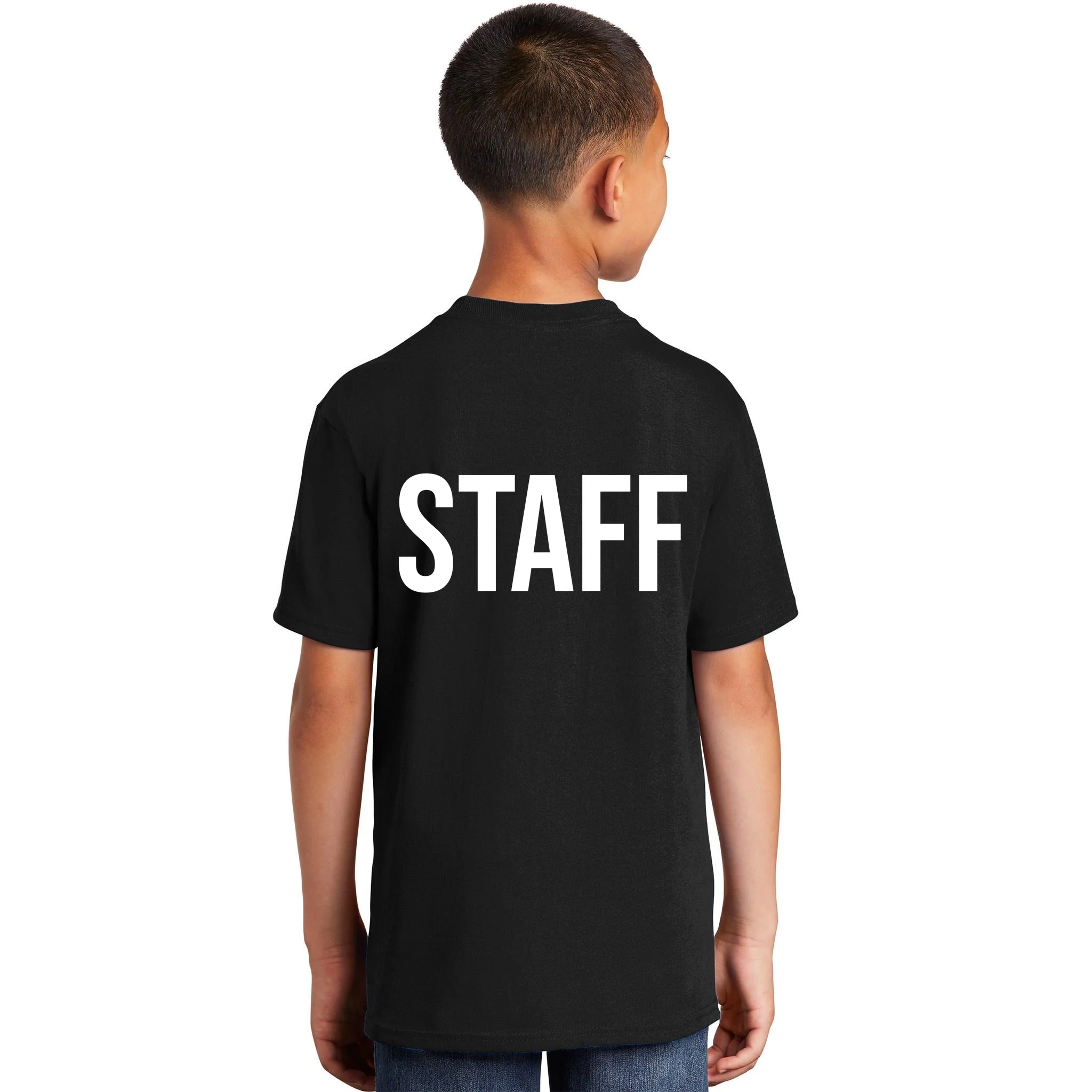 Custom Logo Custom Staff Shirts Kids T-Shirt - Back