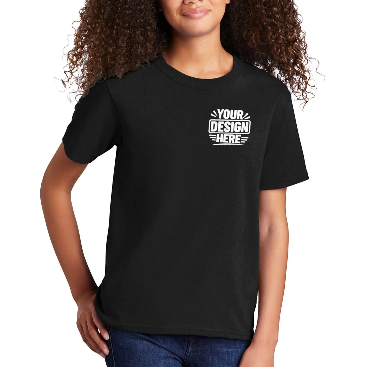 Custom Logo Custom Staff Shirts Kids T-Shirt - Front 1