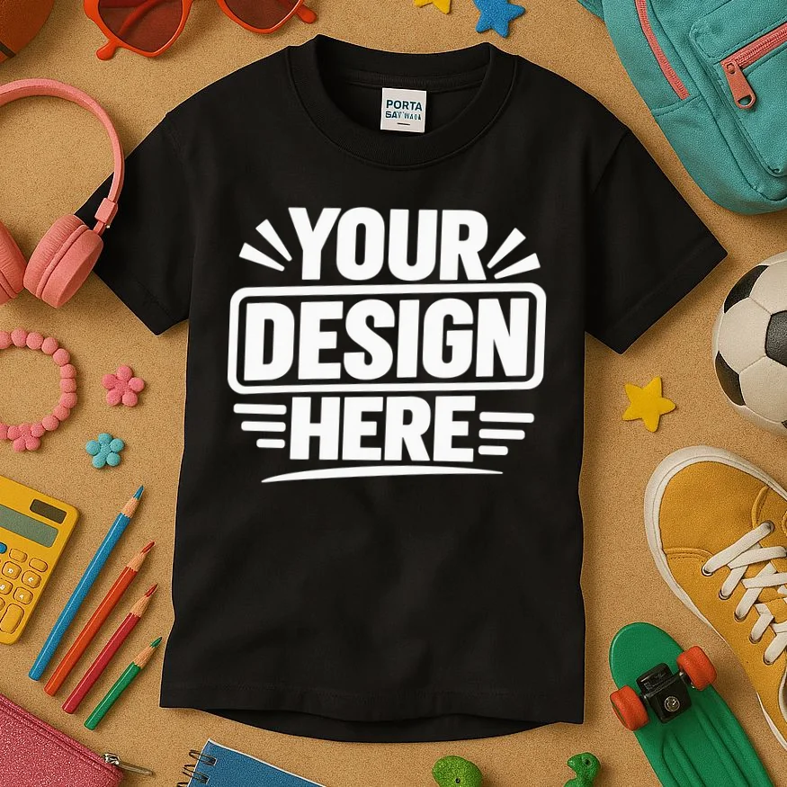 Custom Logo Custom Staff Shirts Kids T-Shirt - Front 2