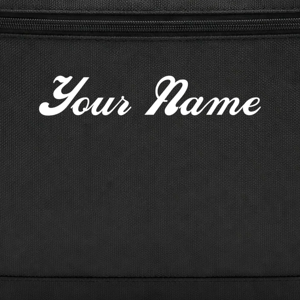 Custom Embroidery Your Name Personalized Briefcase - Front - Close-up
