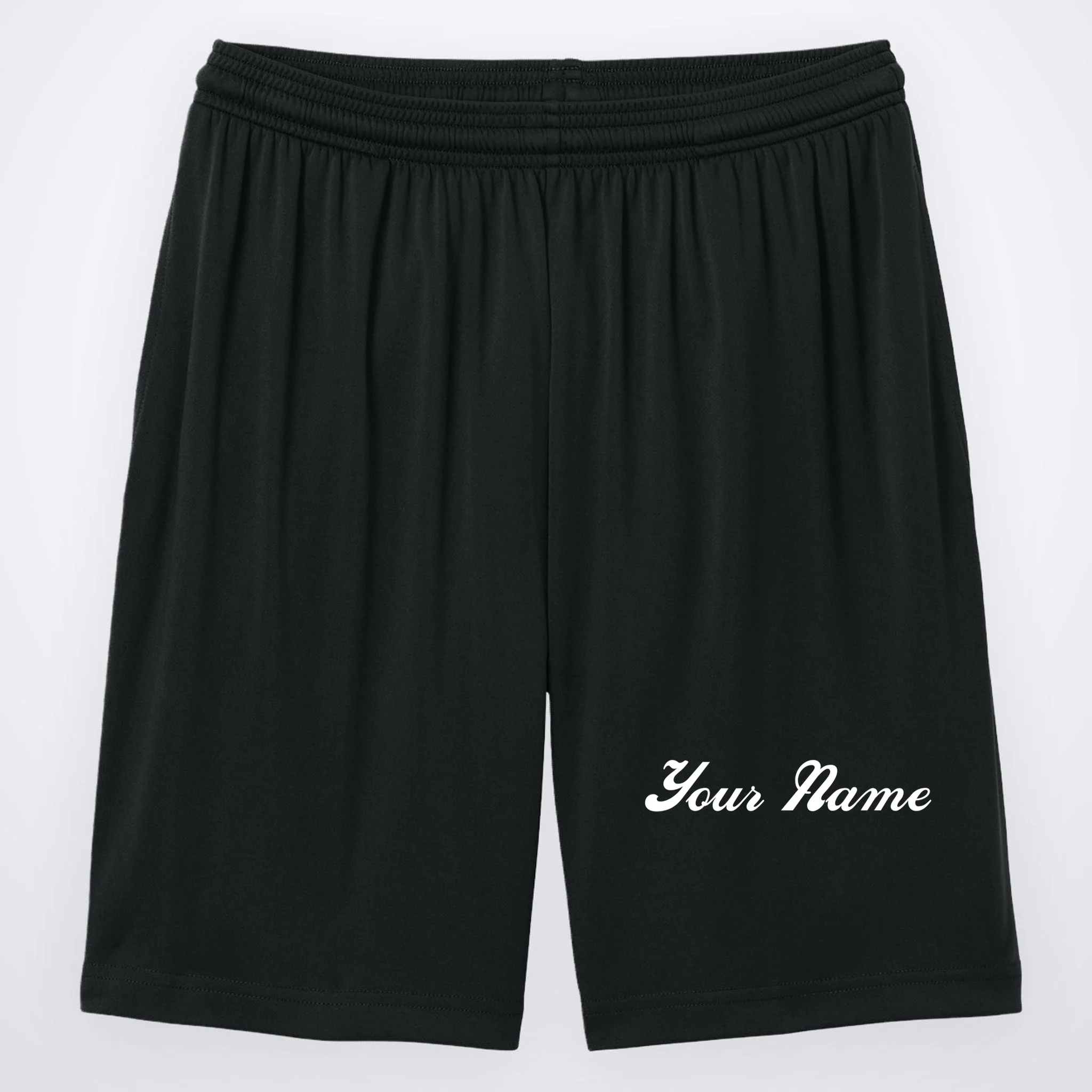 Custom Embroidery Your Name Personalized Men's Shorts - Front