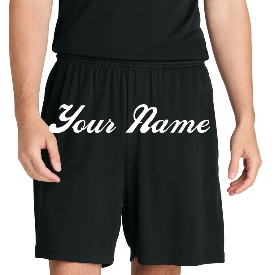 Custom Embroidery Your Name Personalized Men's Shorts - Front 1