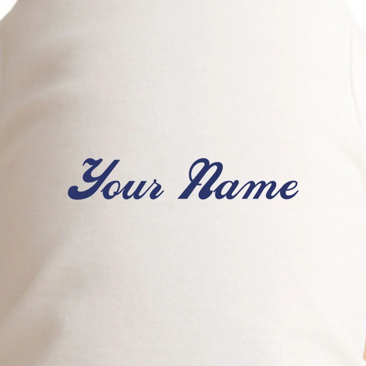 Custom Embroidery Your Name Personalized Doggie Tank - Front - Close-up