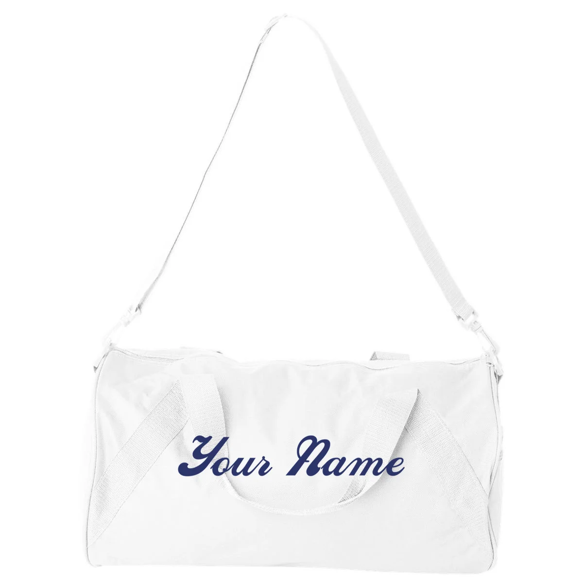 Custom Embroidery Your Name Personalized Duffel Bag - Front